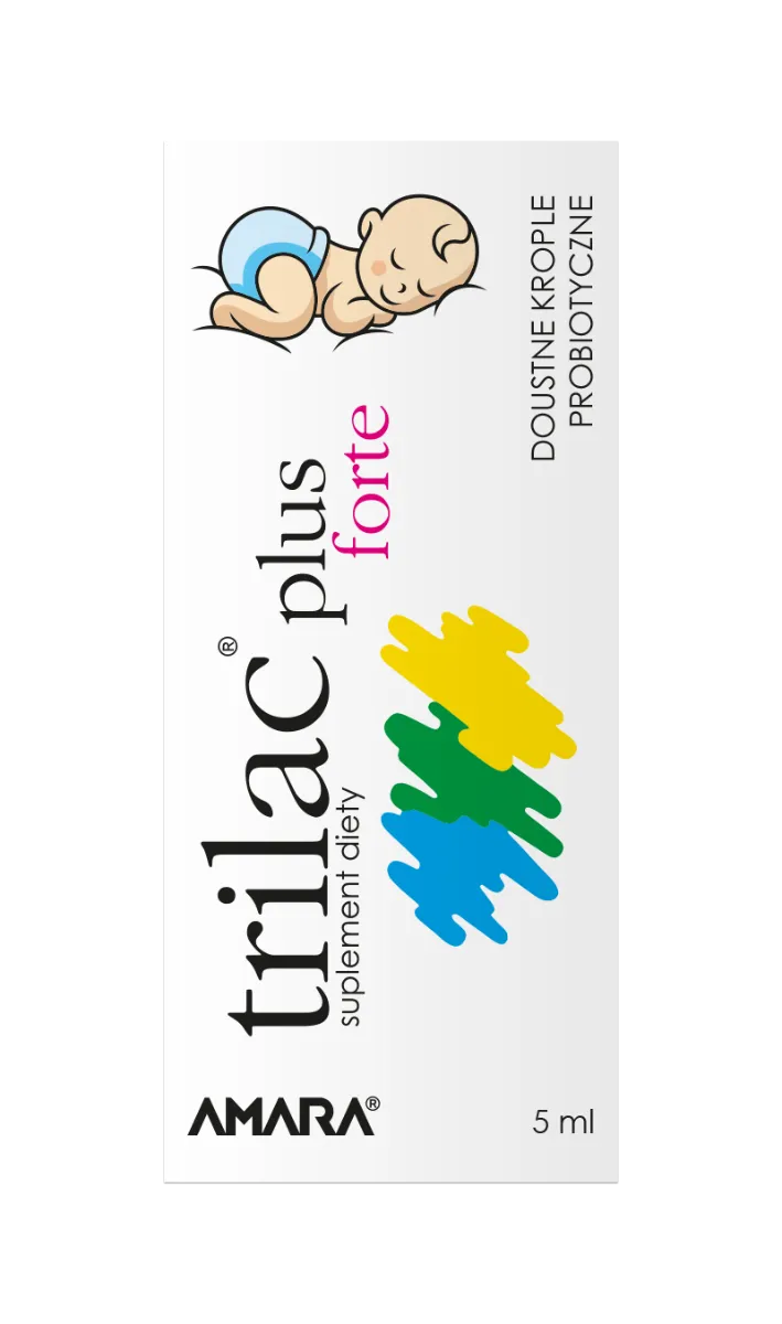 Trilac Plus Forte, suplement diety, 5 ml