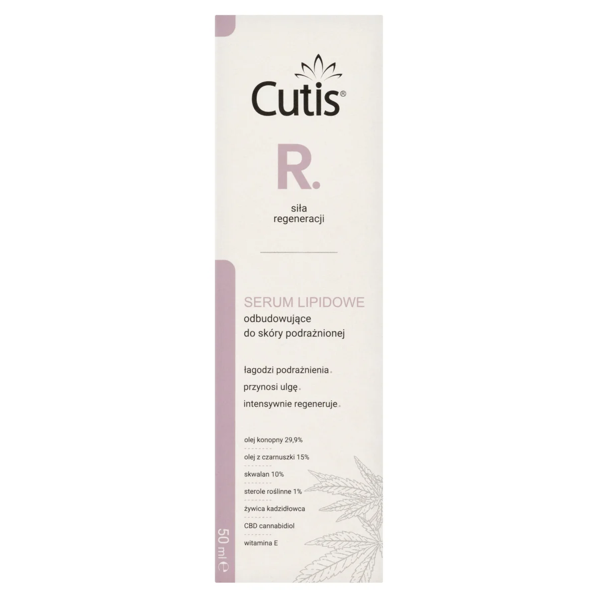Cutis R-Regeneracja serum lipidowe odbudowujące do skóry podrażnionej, 50 ml