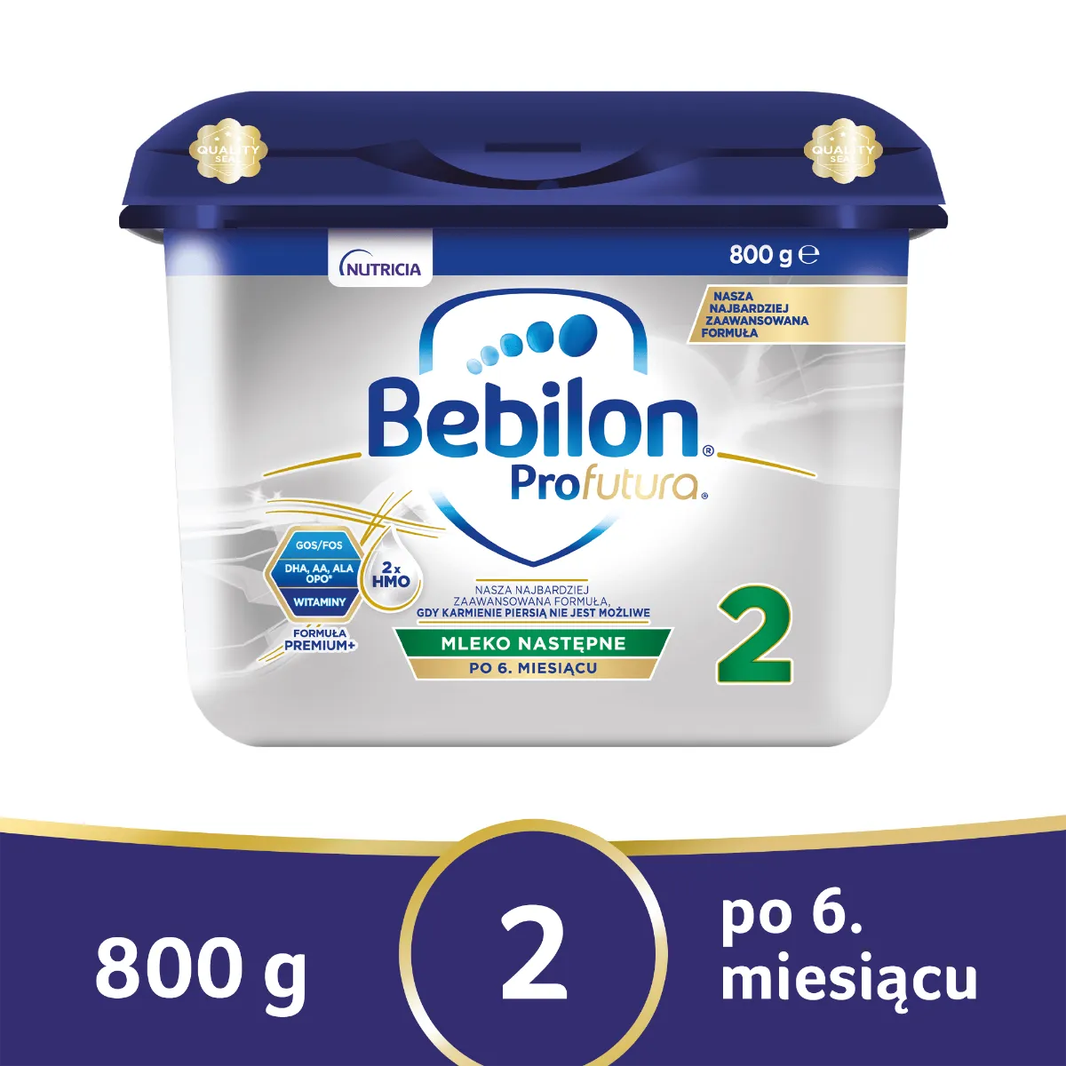 .Bebilon Profutura 2, mleko w proszku następne po 6. miesiącu życia, 800 g 