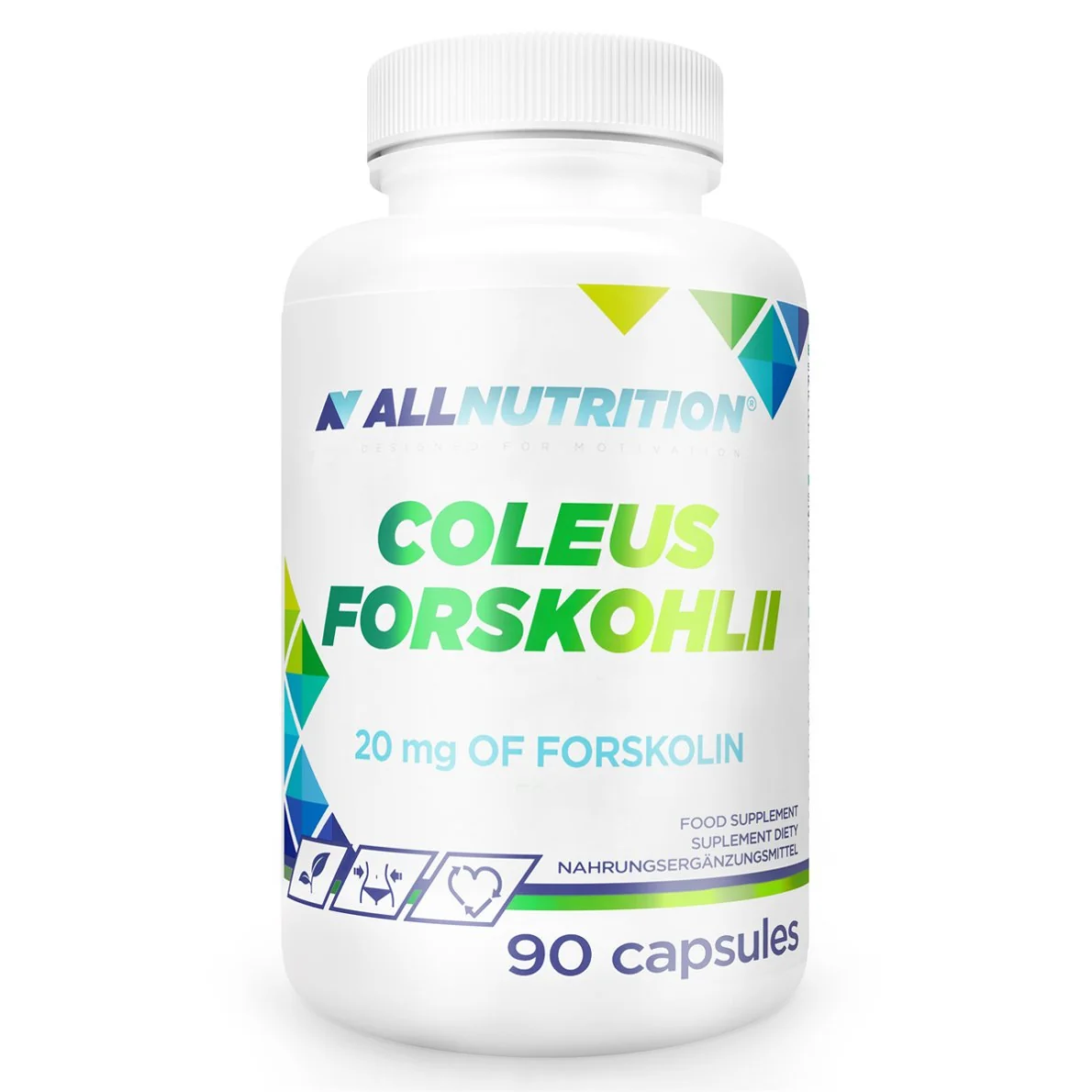 ALLNUTRITION Coleus Forskohlii pokrzywa indyjska w kapsułkach 90 szt.