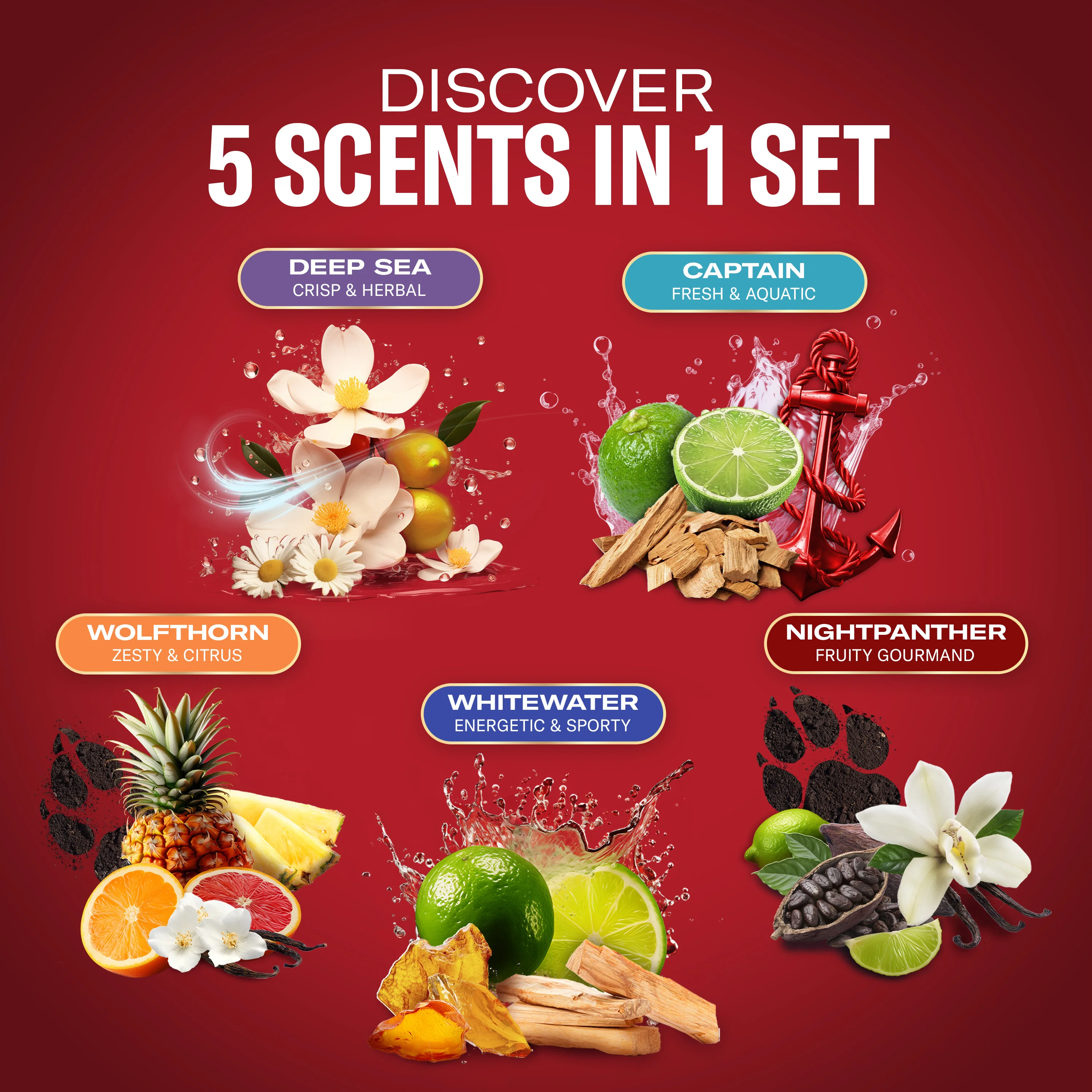 Old Spice Discovery Box Xmass Zestaw dezodorant w sztyfcie, 2 x 50 ml + dezodorant w sprayu, 2 x 150 ml + żel pod prysznic 250 ml