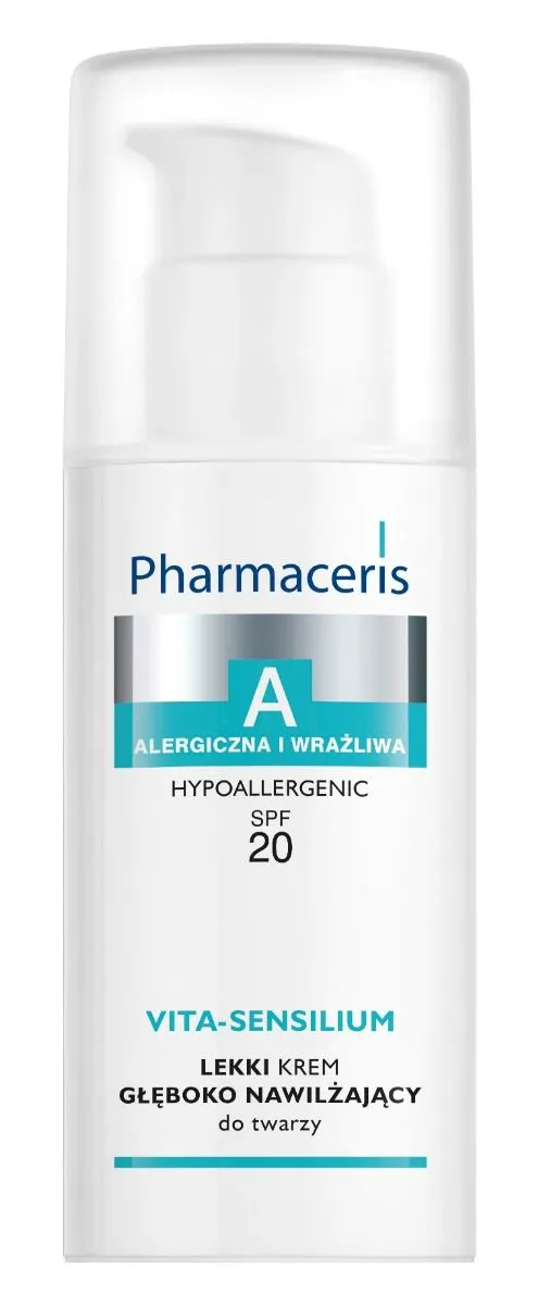 Pharmaceris A Vita-Sensilium lekki krem głęboko nawilżający do twarzy SPF 20 Pharmaceris A Vita-Sensilium lekki krem głęboko nawilżający do twarzy SPF 20