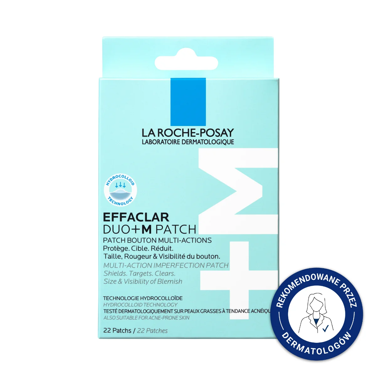 La Roche-Posay Effaclar Duo+M wielofunkcyjne plasterki na pryszcze, 22 sztuki