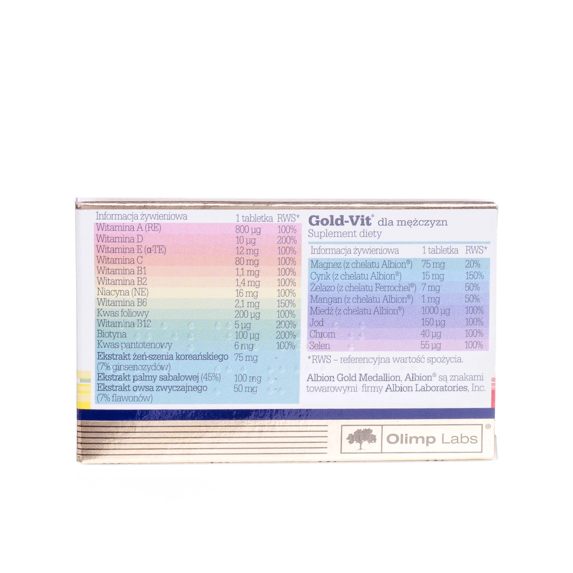 Olimp Gold-Vit dla mężczyzn 30 tabletek
