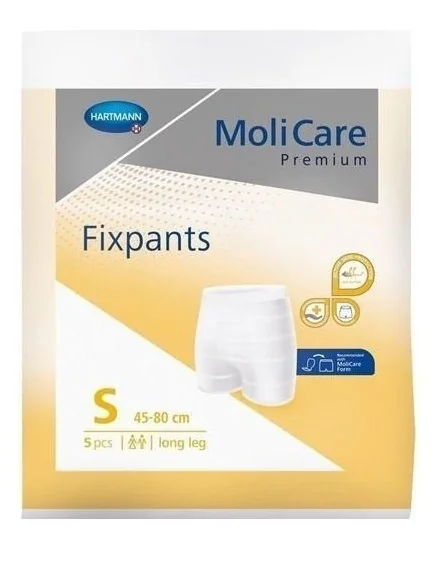 MoliCare Premium Fixpants Elastyczne majtki mocujące rozmiar S, 5 sztuk