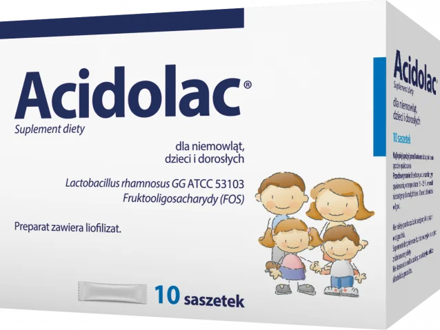 Acidolac suplement diety, 10 saszetek