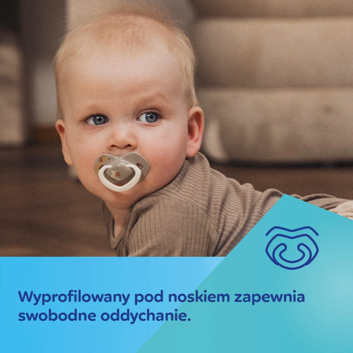 Canpol Babies lightTOUCH Smoczek silikonowy 6-18m symetryczny DOGS, 2 sztuki