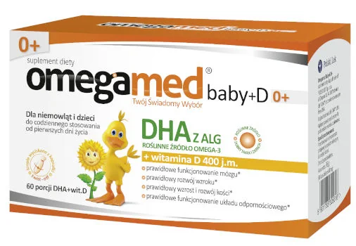 Omegamed Baby + D 0+ 60 kapsułek twist-off