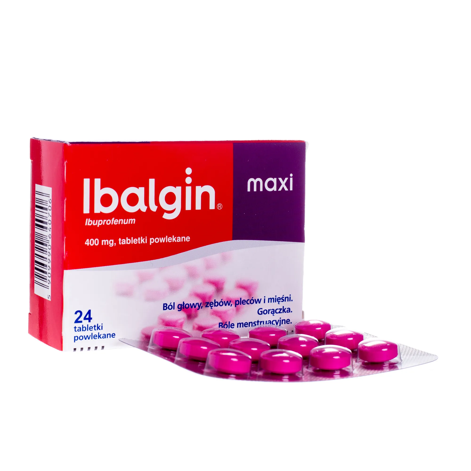 Ibalgin Maxi, 400 mg, 24 tabletki powlekane 