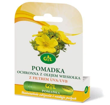 Gal pomadka do ust z olejem z wiesiołka z filtrem UVA/UVB Gal pomadka do ust z olejem z wiesiołka z filtrem UVA/UVB