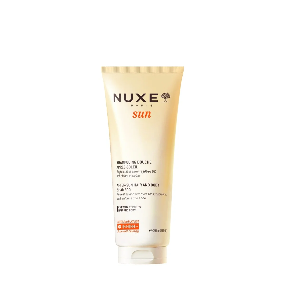 Nuxe Sun żel pod prysznic po opalaniu do ciała i włosów, 200 ml