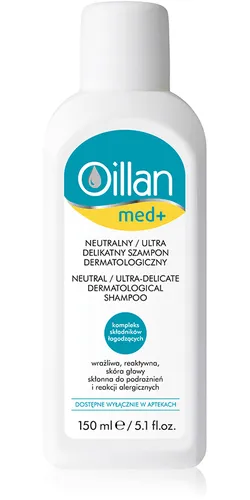 Oillan Med+, ultra delikatny szampon dermatologiczny, 150 ml