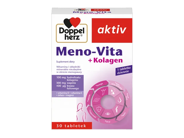 Doppelherz Aktiv Meno-Vita + Kolagen 30 tabletek