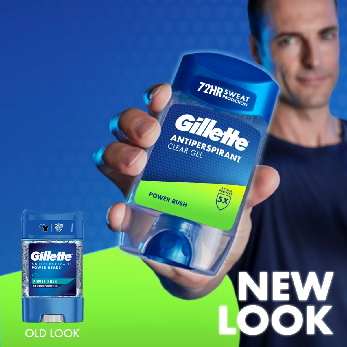 Gillette Power Rush antyperspirant w żelu, 70 ml