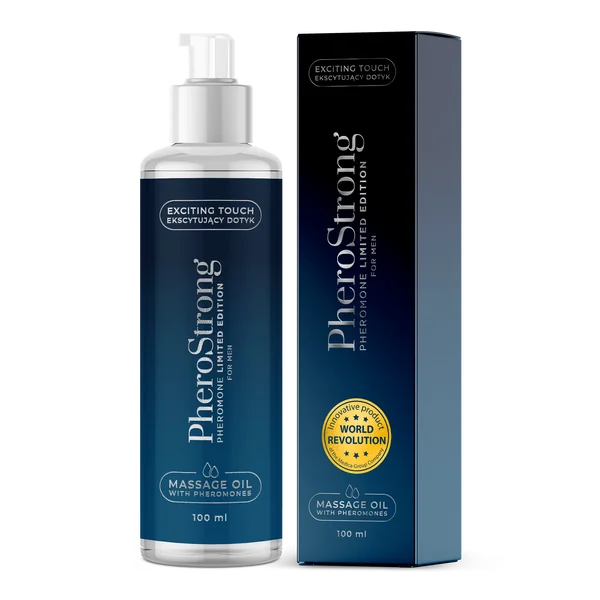 PheroStrong Limited Edition for Men olejek do masażu z feromonami dla mężczyzn, 100 ml