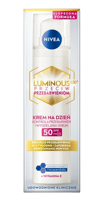 Nivea Luminous krem do twarzy przeciw przebarwieniom na dzień SPF50, 40 ml