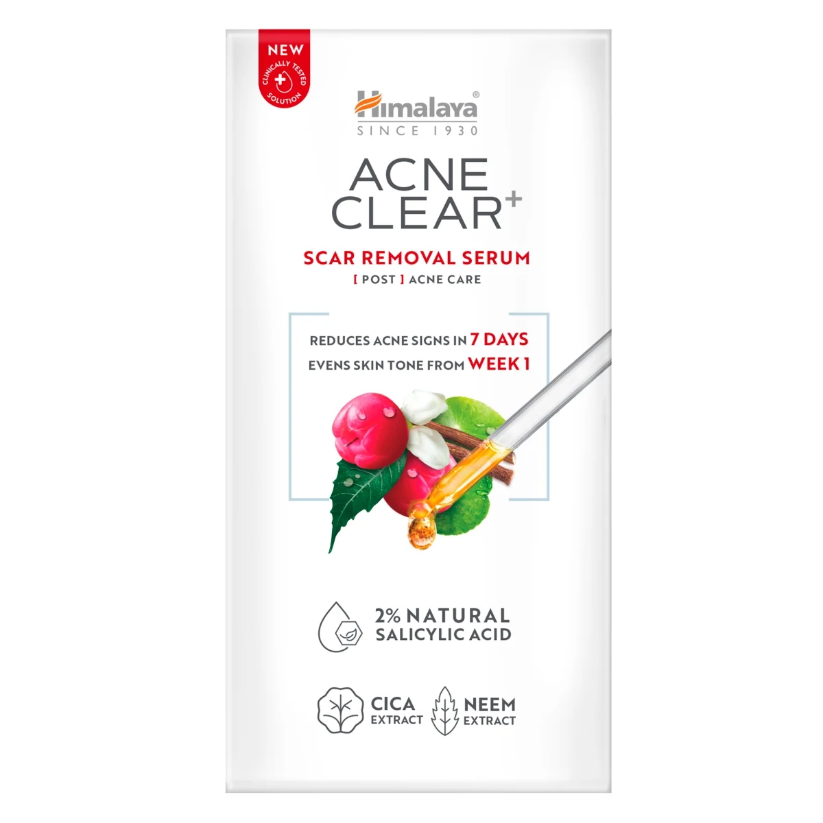 Himalaya Acne Clear+ serum na blizny potrądzikowe, 30 ml