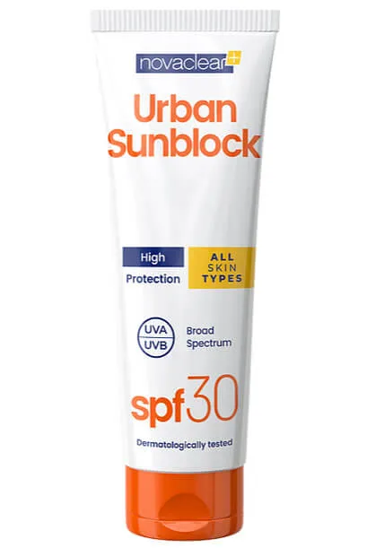 Novaclear Urban Sunblock, krem ochronny SPF 30, 125 ml