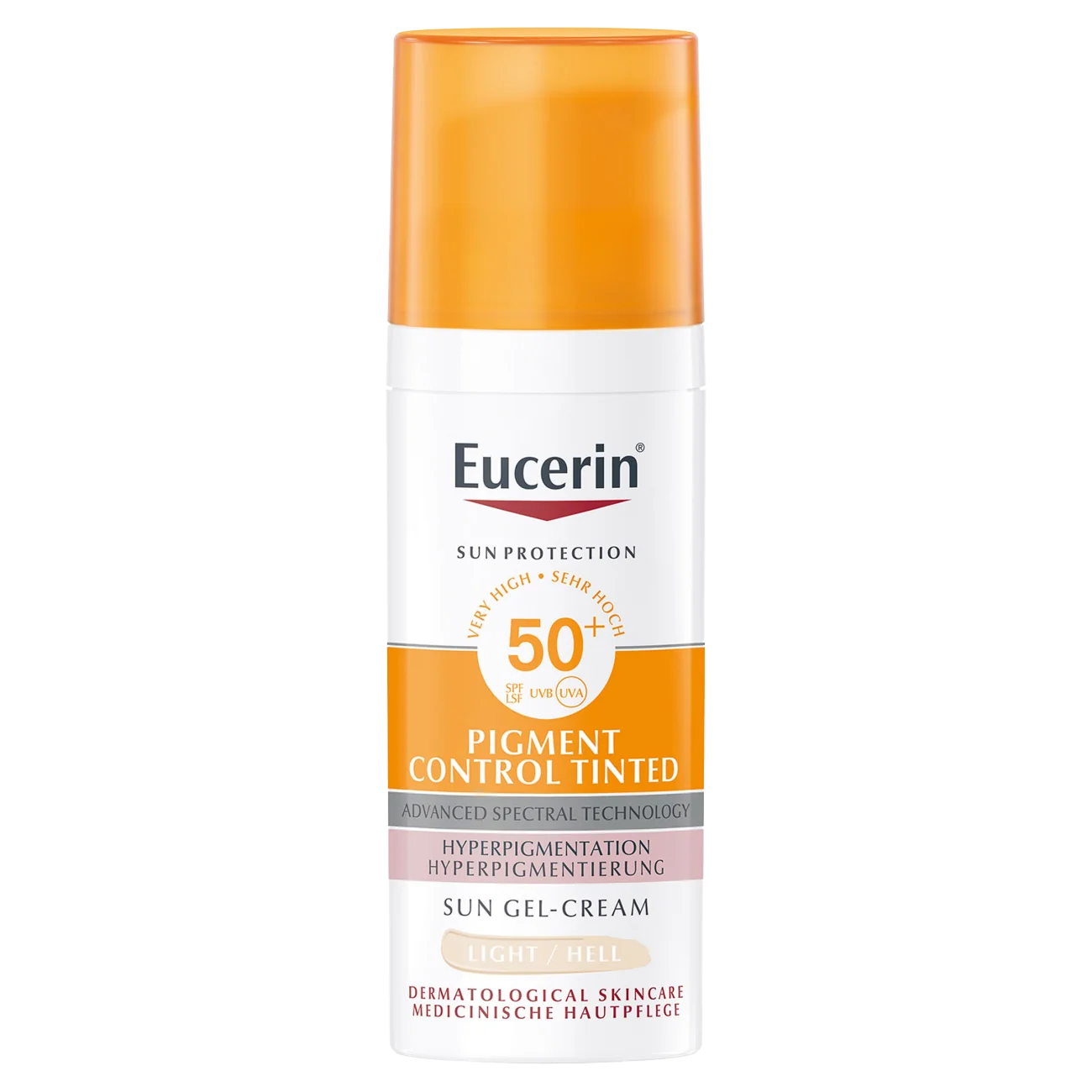Eucerin Sun Pigment Control fluid ochronny przeciw przebarwieniom koloryzujący SPF 50+, 50 ml