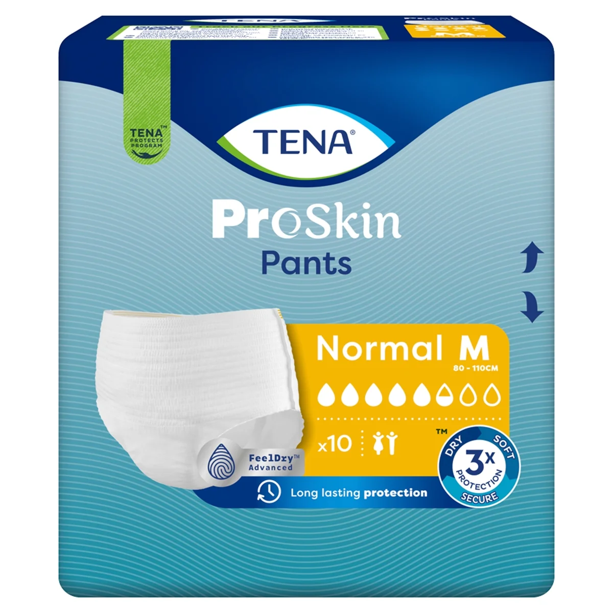 TENA ProSkin Pants majtki chłonne Normal M, 10 sztuk