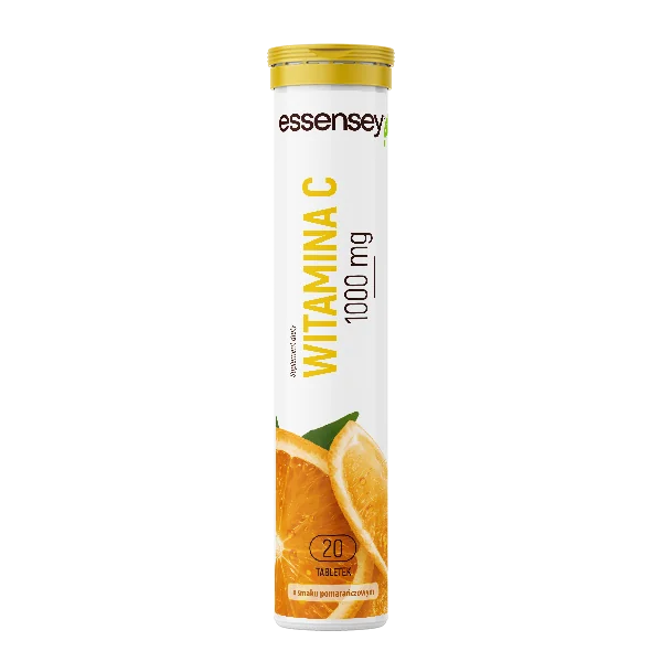 Essensey Multiwitamina Complex o smaku pomarańczowo-brzoskwiniowym, 20 tabletek musujących