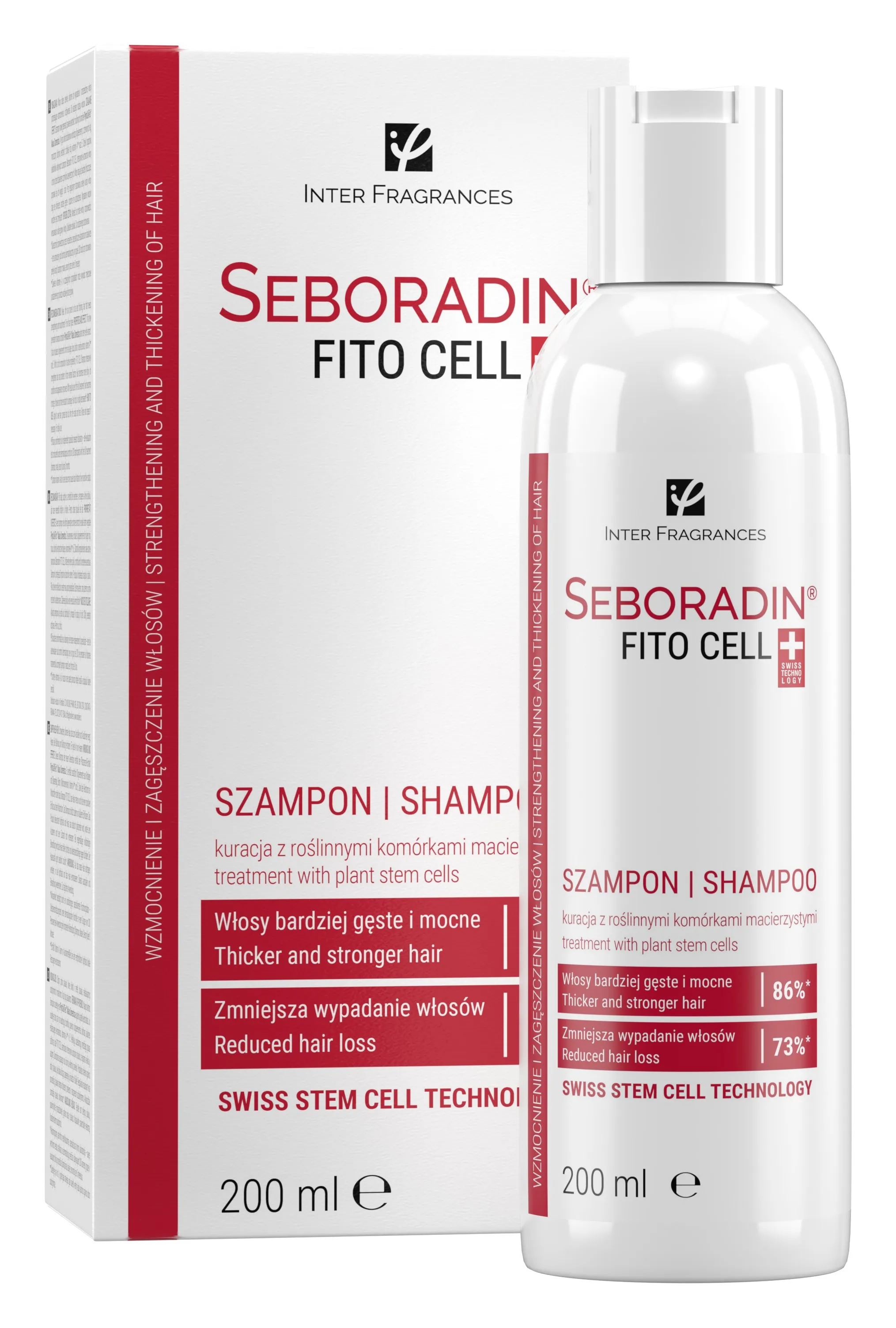 Seboradin FitoCell szampon-kuracja stymulująca odrost włosów, 200 ml