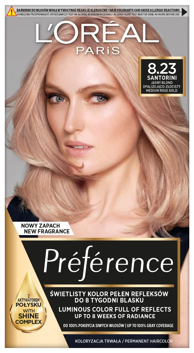 L`Oreal Paris Récital Préférence farba do włosów 8.23 Santorini, 1 szt.