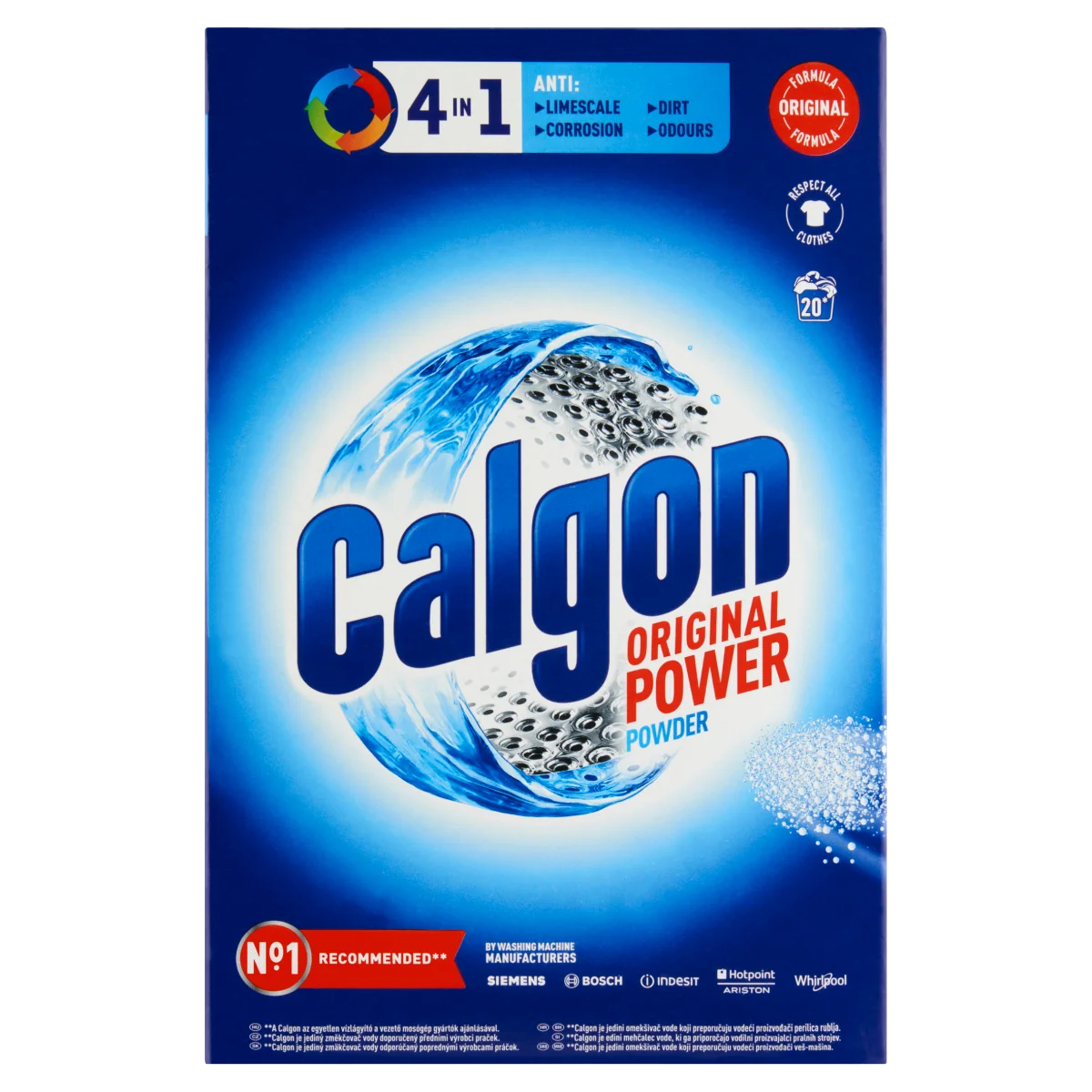 Calgon 4in1 Power proszek do pralek zmiękczający wodę, 1 kg