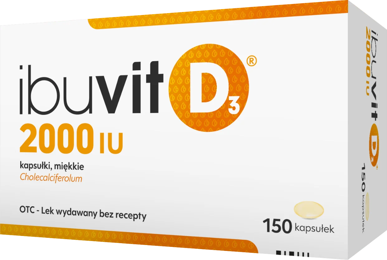 Ibuvit D3 2000 IU 150 kapsułek miękkich