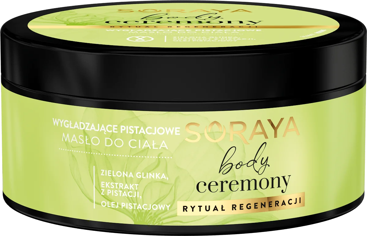 Soraya Body Ceremony wygładzające pistacjowe masło do ciała, 200 ml