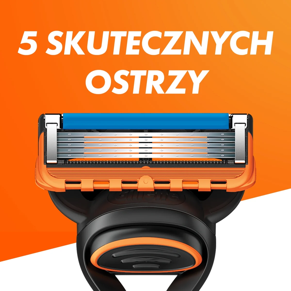 Gillette Fusion5 maszynka do golenia dla mężczyzn, 1 maszynka, 11 ostrzy wymiennych