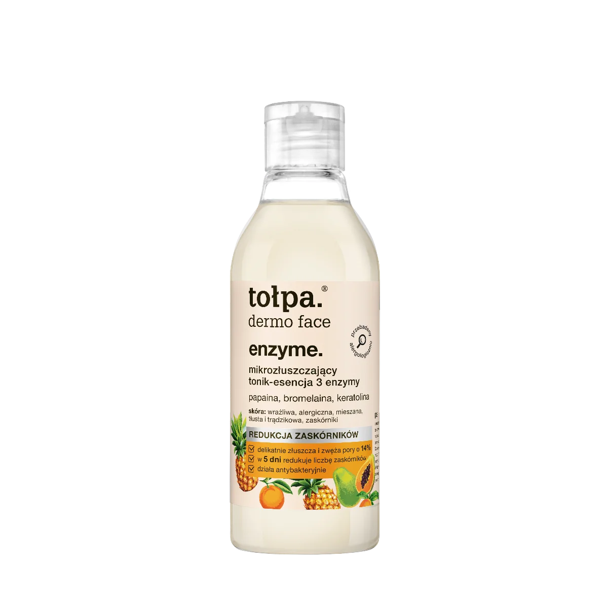 Tołpa Dermo Face Enzyme mikrozłuszczający tonik-esencja, 200 ml