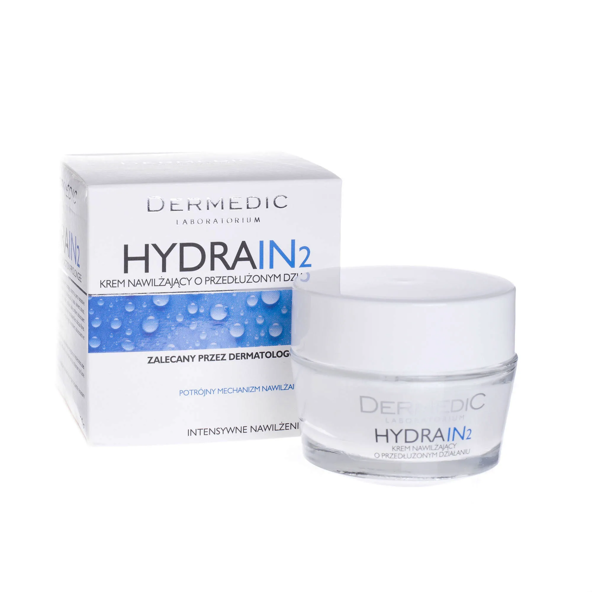 Dermedic, Hydrain2, krem nawilżający o przedłużonym działaniu, skóra wrażliwa, 50 g
