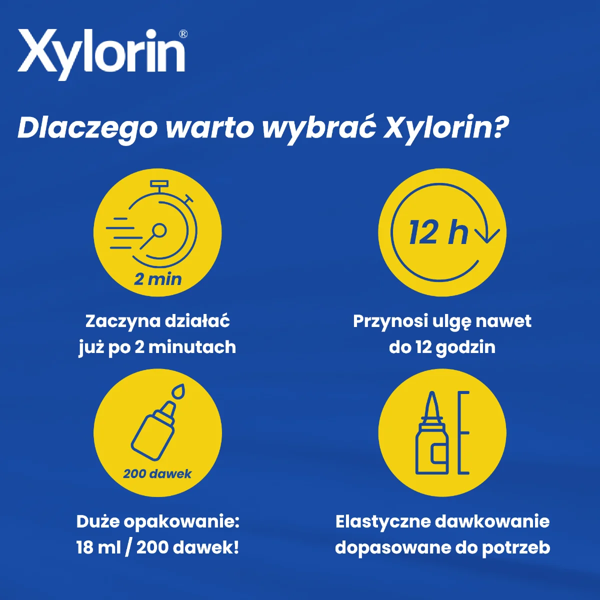 Xylorin 550 μg/ml, aerozol do nosa, 18 ml