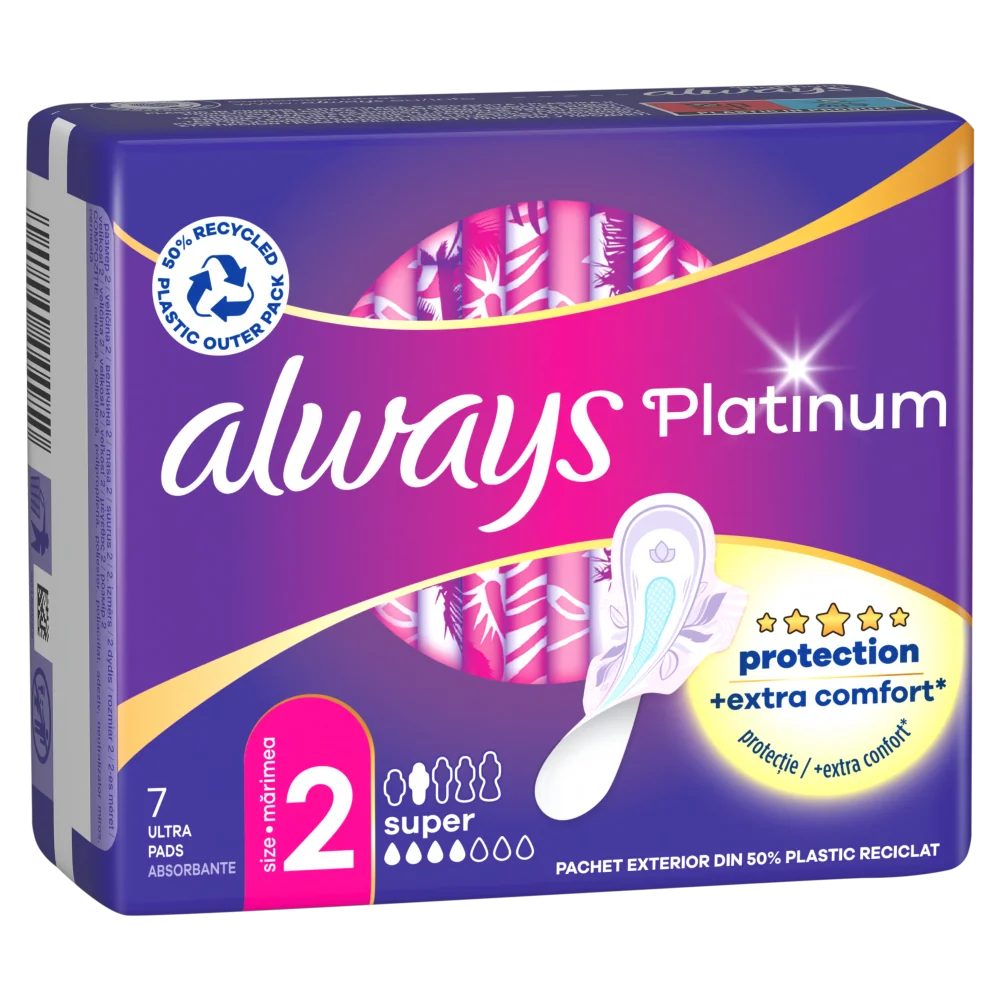 Always Platinum Super, podpaski, 7 sztuk 