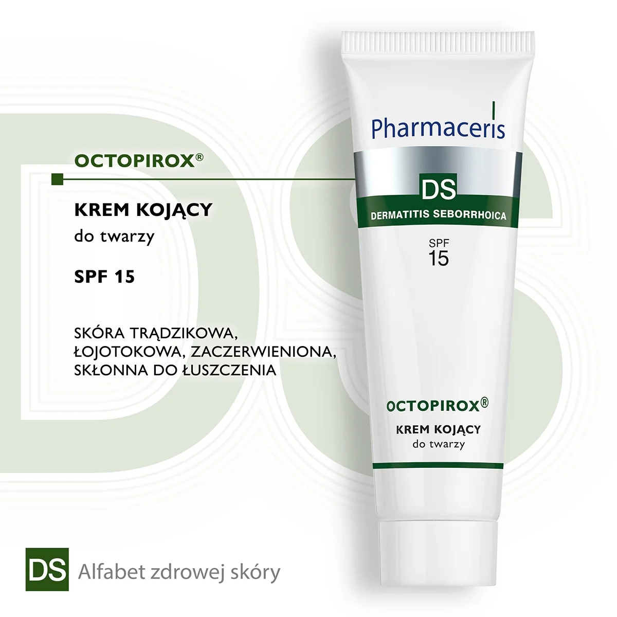 Pharmaceris DS Octopirox kojący krem do twarzy SPF 15, 30 ml