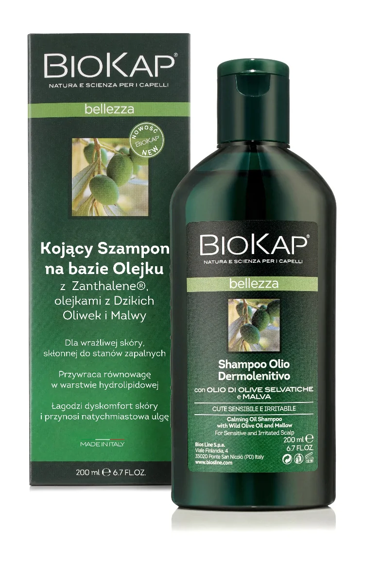 Biokap Bellezza kojacy szampon na bazie olejku, 200 ml