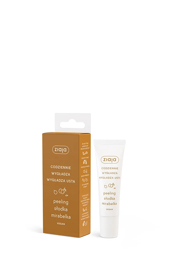 Ziaja Peeling do ust słodka mirabelka, 12 ml
