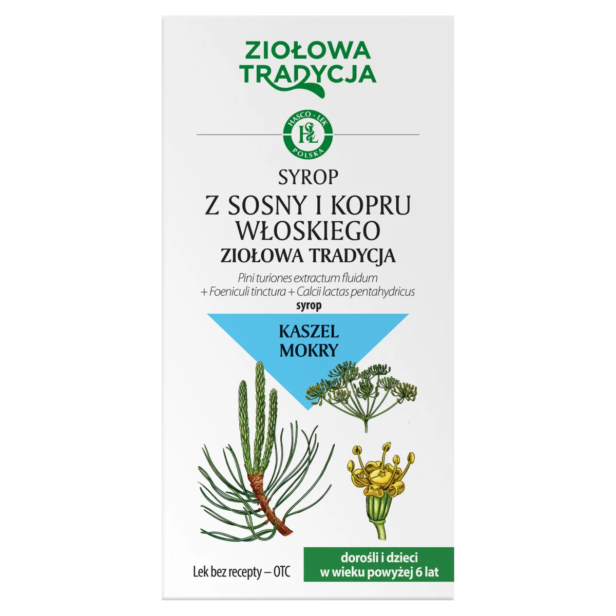 Ziołowa Tradycja Syrop z sosny i kopru włoskiego, syrop, 125 g