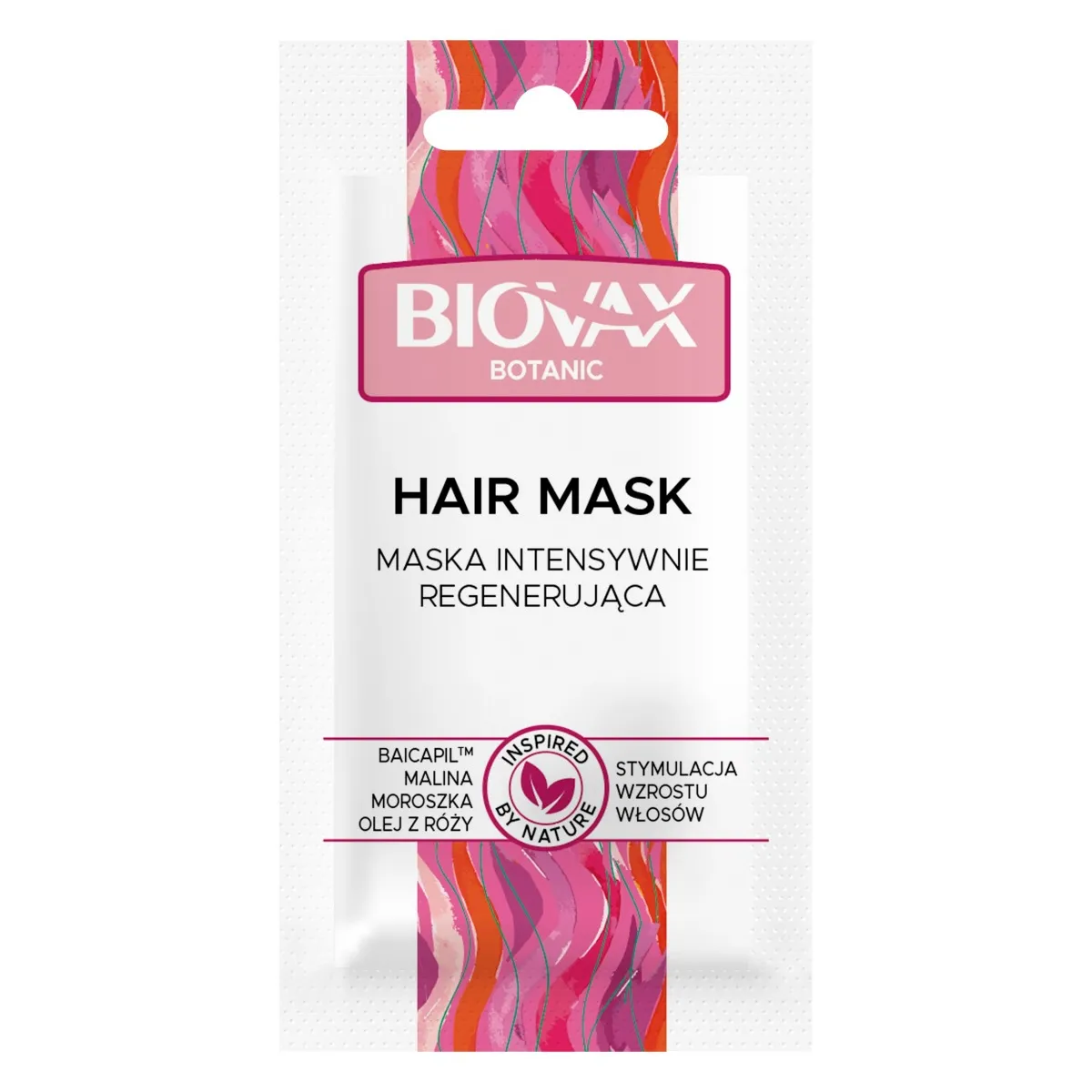 Biovax Botanic, maseczka intensywnie regenerująca stymulacja wzrostu włosów, 20 ml