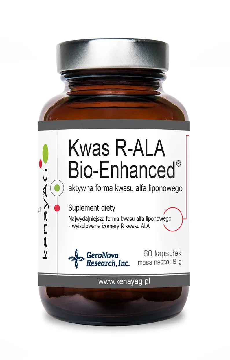 KenayAG, Kwas R-ALA Bio-Enhanced, suplement diety, 60 kapsułek