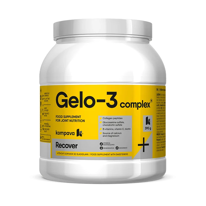 Kompava Gelo-3 Complex odżywka na stawy o smaku pomarańczy, 390 g