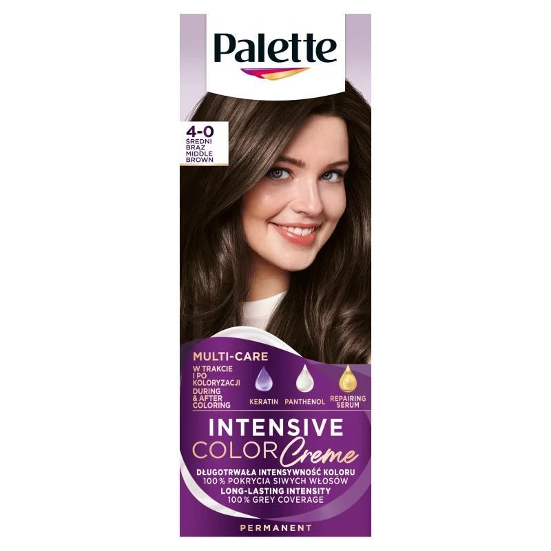 Schwarzkopf Palette Intensive Color Creme farba do włosów N3 średni brąz, 1 szt.