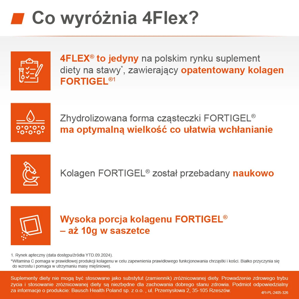 4Flex suplement diety 30 saszetek z proszkiem