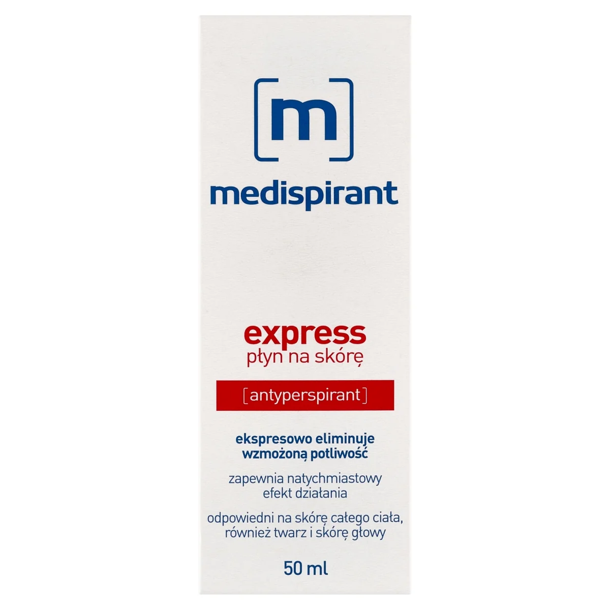 Medispirant Express płyn na skórę antyperspirant, 50 ml