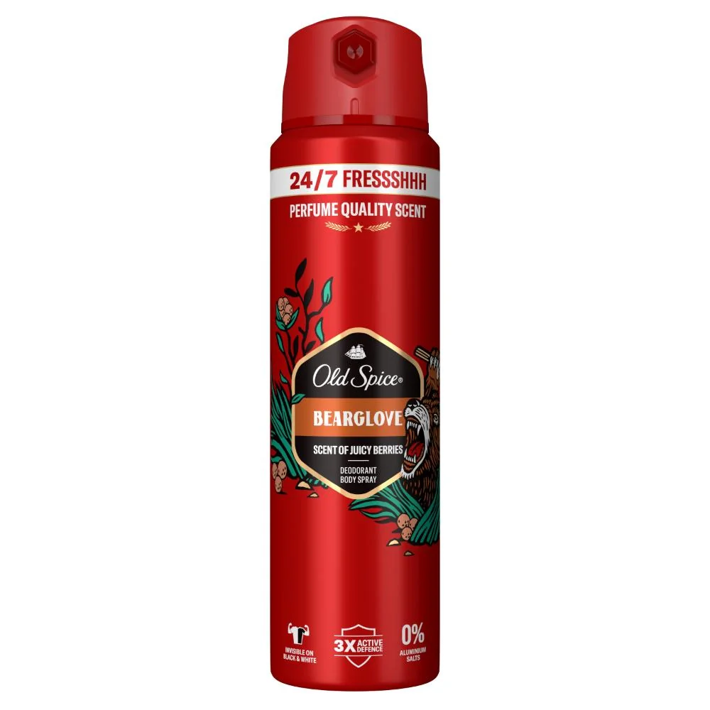 Old Spice Bearglove dezodorant w sprayu dla mężczyzn, 150 ml