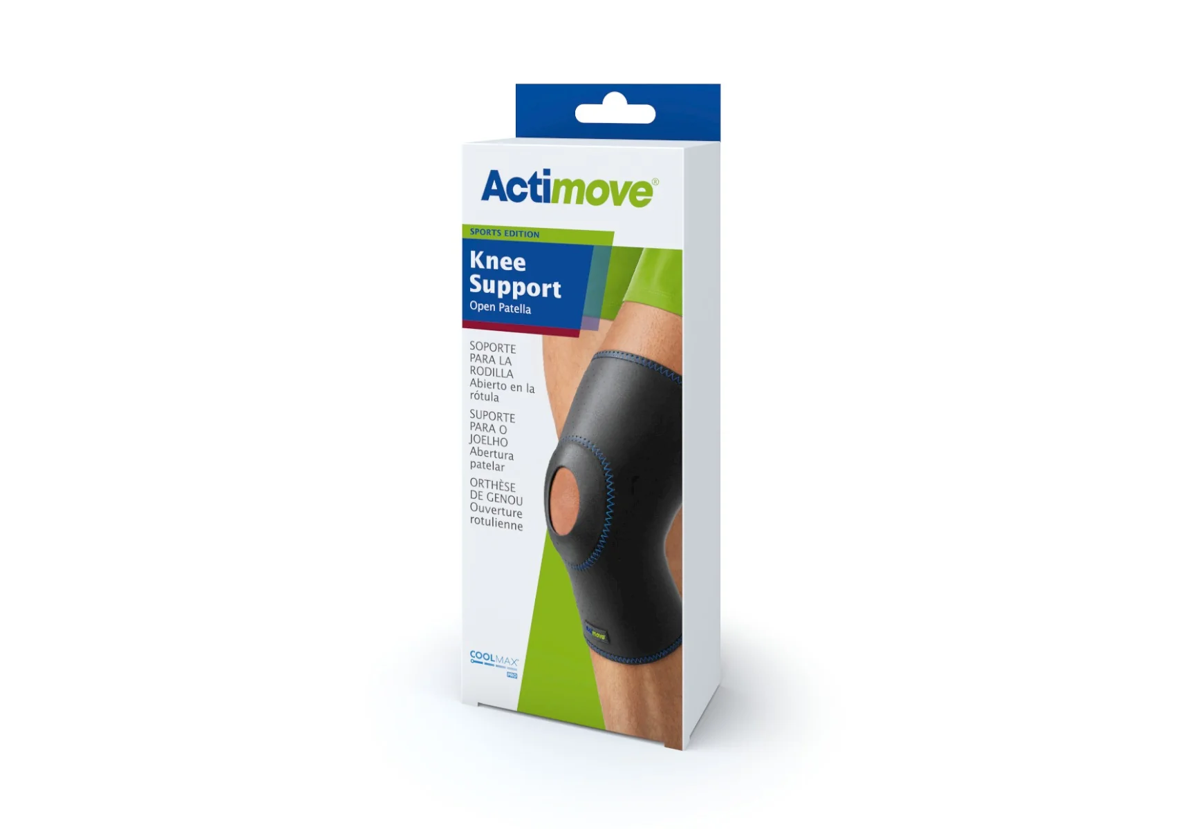 Actimove Sports Edition orteza stawu kolanowego z odsłoniętą rzepką rozmiar S, 1 szt.