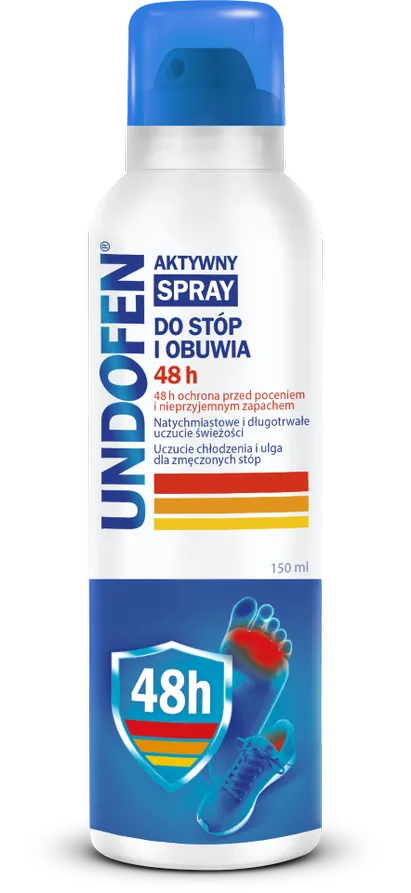 Undofen Aktywny Spray 48h do stóp i obuwia, 150 ml