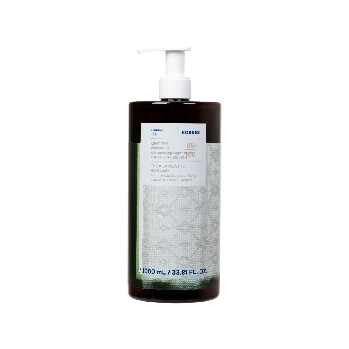 Korres Mint Tea żel pod prysznic, 1000 ml