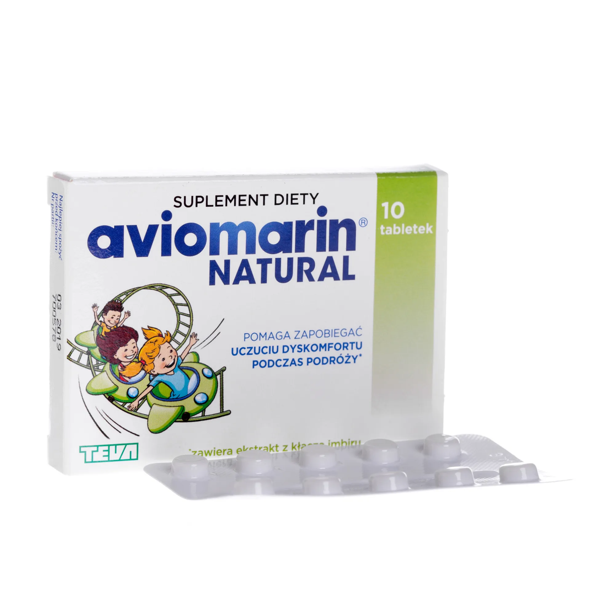 Aviomarin Natural, 10 tabletek 
